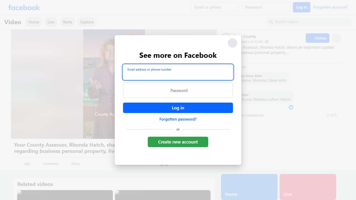 Your County Assessor, Rhonda Hatch, shares an important update regarding business personal property, livestock, and mobile home renderings! Eddy County Facebook